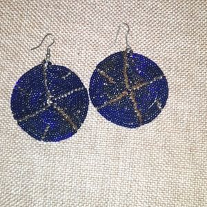 Handbeaded earrings